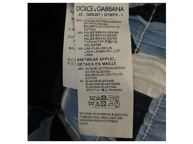 Dolce & Gabbana Sudadera Dolce&Gabbana G9SJ9T Azul Azul marino - vista 3