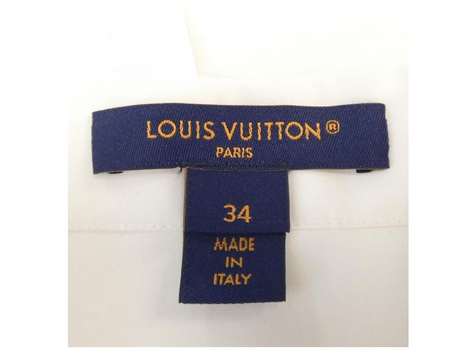 Louis Vuitton Ensemble Kleid-Set Weiß Rot Blau - Ansicht 5