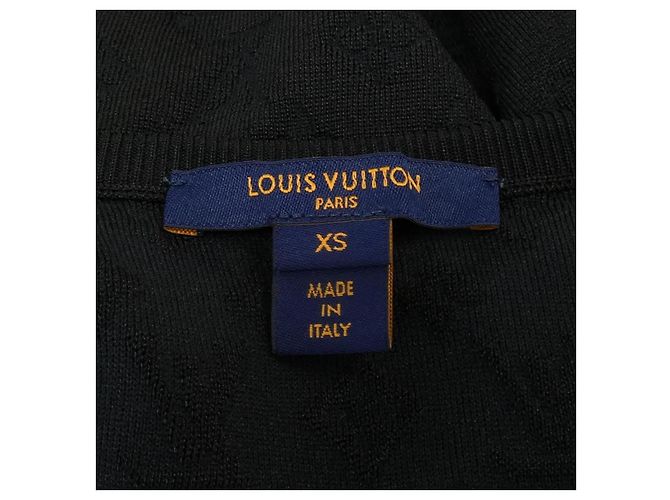 Vestido de seda Louis Vuitton Negro Roja - vista 4