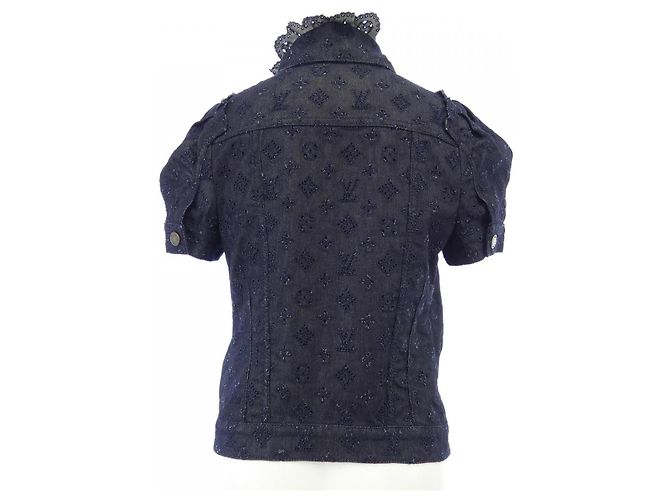 Chaqueta de denim Louis Vuitton Azul Azul marino - vista 2