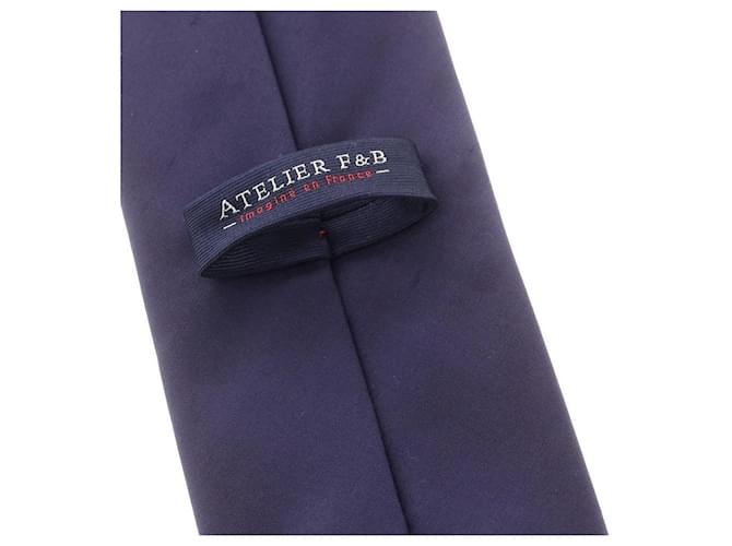 Autre Marque Cravatta in seta Atelier F&B Porpora - vista 6