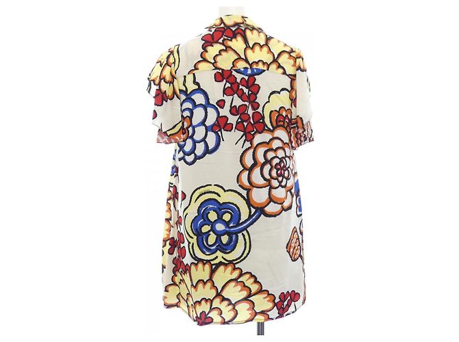 Top Louis Vuitton Blanco Azul Amarillo - vista 2