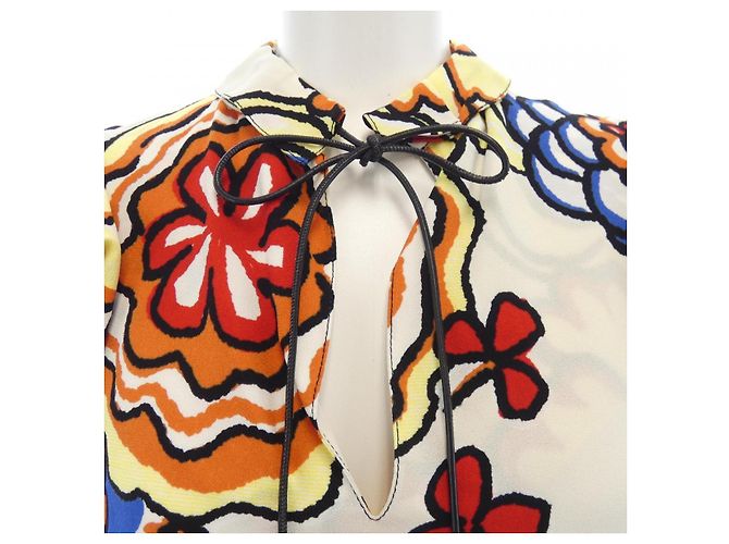 Top Louis Vuitton Blanco Azul Amarillo - vista 5