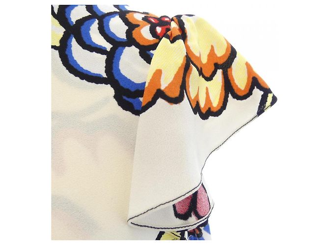 Top Louis Vuitton Blanco Azul Amarillo - vista 6