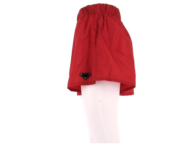 Short de nylon rojo Prada Roja - vista 4