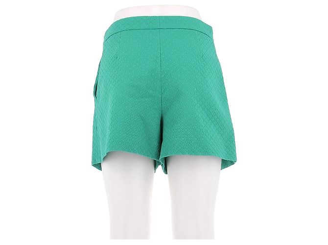 Shorts Emilio Pucci de algodão verde - vista 2