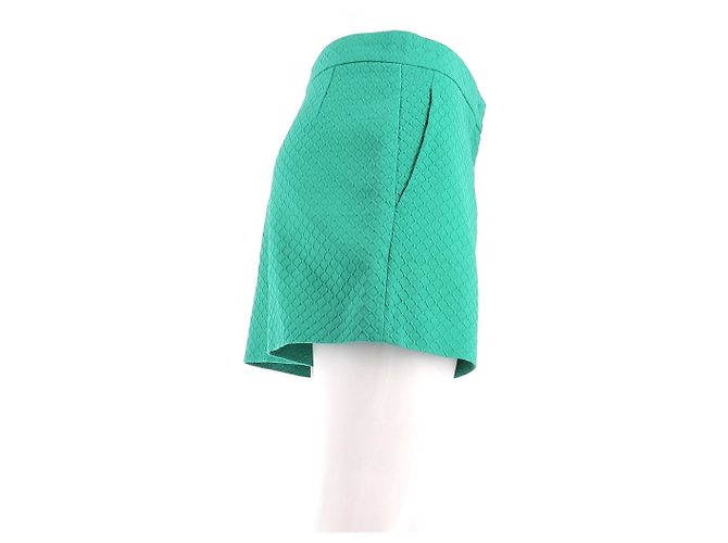 Shorts Emilio Pucci de algodão verde - vista 3