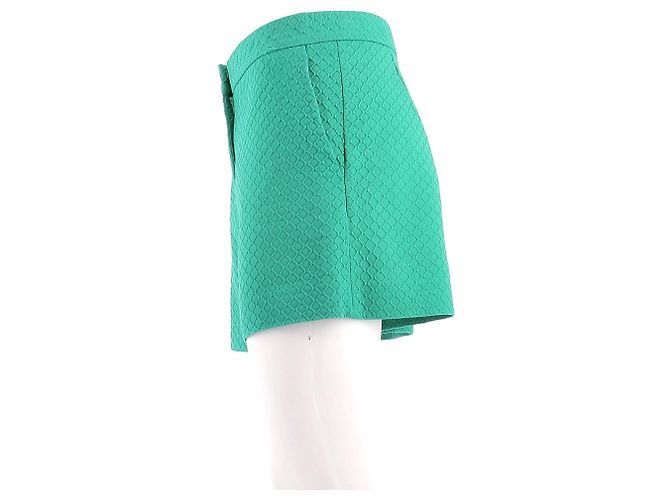 Shorts Emilio Pucci de algodão verde - vista 4