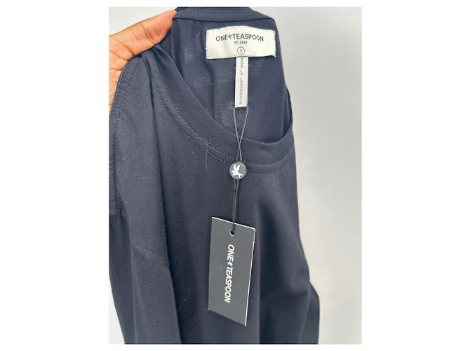 Autre Marque Camiseta oversize negra Negro - vista 5
