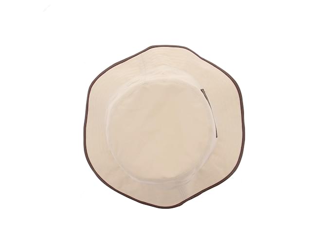 Berretto Burberry Beige in Cotone - vista 5