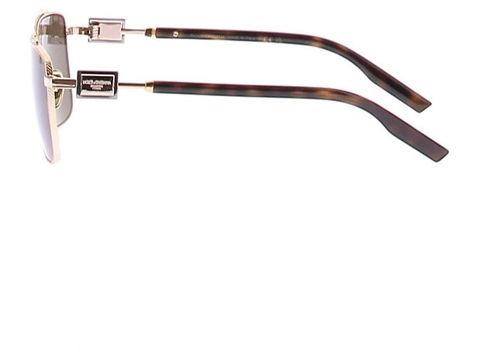 Dolce & Gabbana Gafas de sol doradas en metal Dorado - vista 5