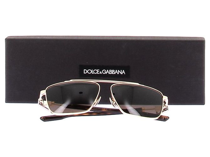 Dolce & Gabbana Gafas de sol doradas en metal Dorado - vista 7