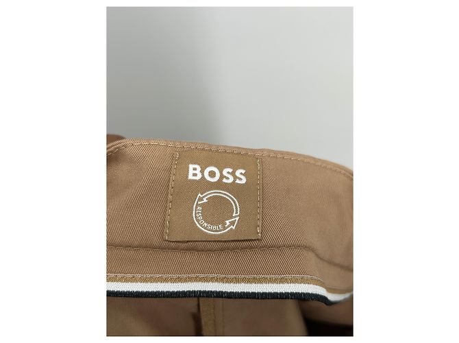 Falda Hugo Boss marrón de algodón Talla 38 Castaño - vista 3