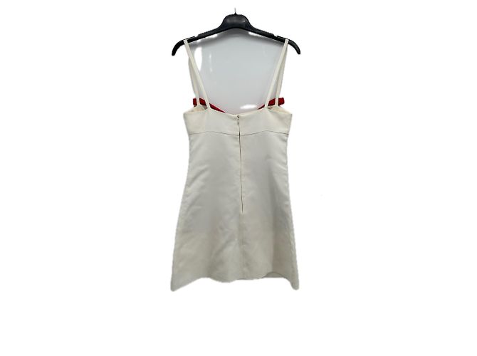 Giambattista Valli Weiß-rotes Kleid - Ansicht 2