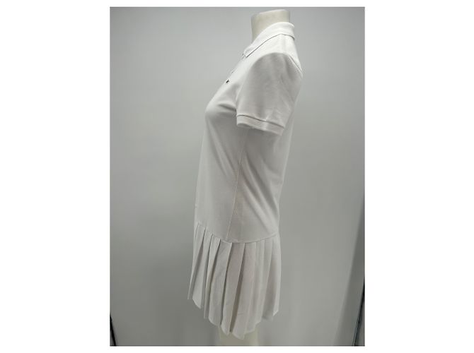 Lacoste Polo-Kleid weiß - Ansicht 3