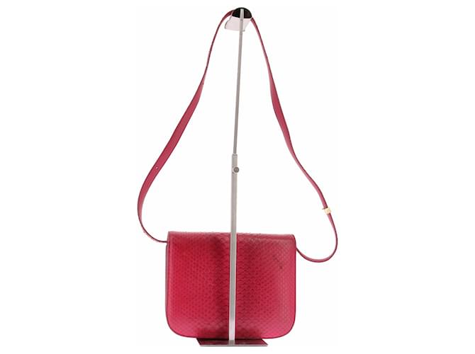 Céline Borsa "Classic box" in pitone rosa - vista 3