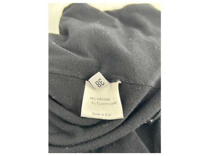 Schwarzes Viscose Kleid von Alexandre Vauthier Größe 38 - Ansicht 7