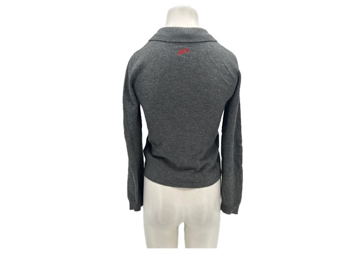 Autre Marque Cardigan en laine gris DAMSON MADDER - vue 2