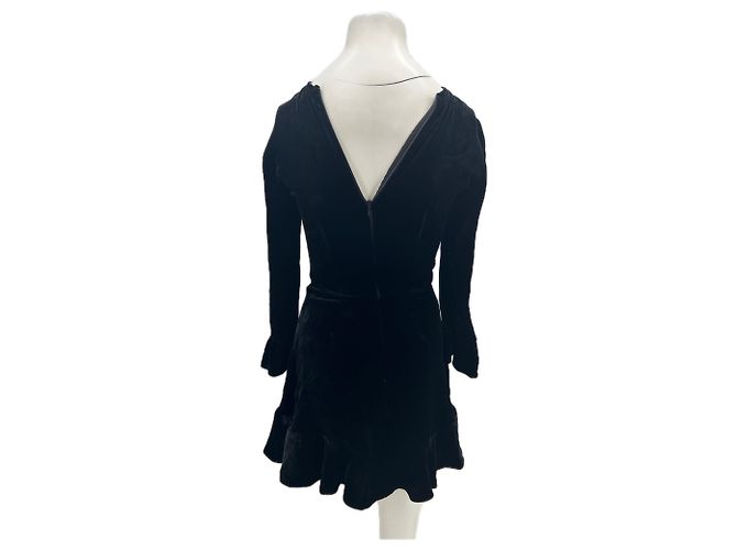Autre Marque Schwarzes Samtkleid - Ansicht 2