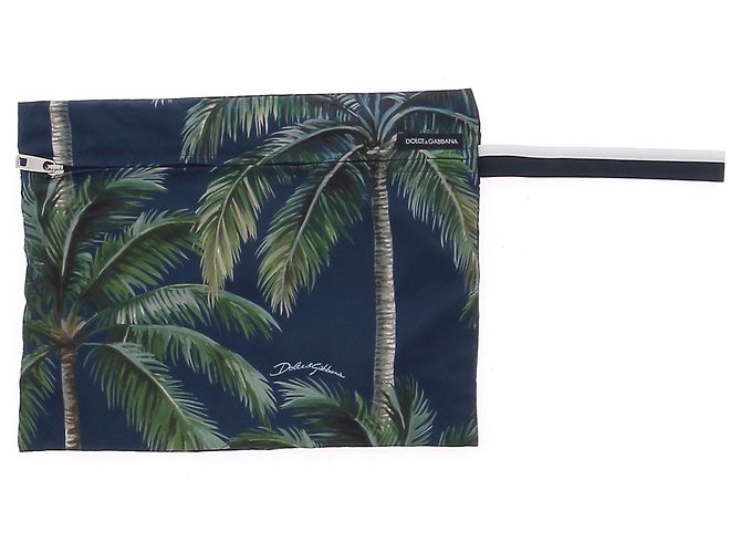 Dolce & Gabbana Printed Shorts Navy Blue Polyester M - view 5