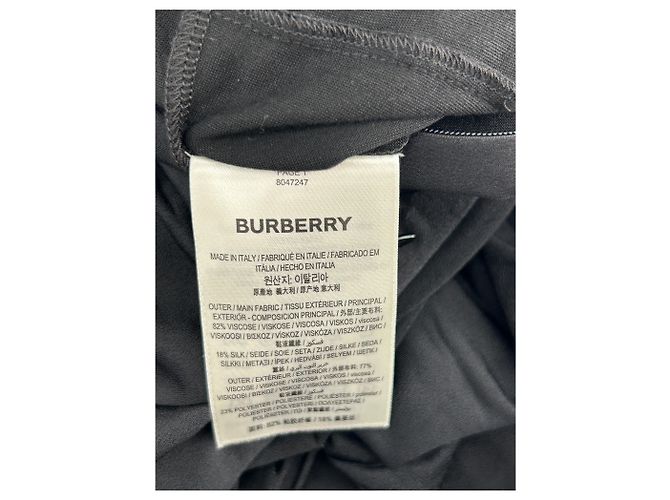 Burberry Schwarzes Kleid mit Sternen - Ansicht 6