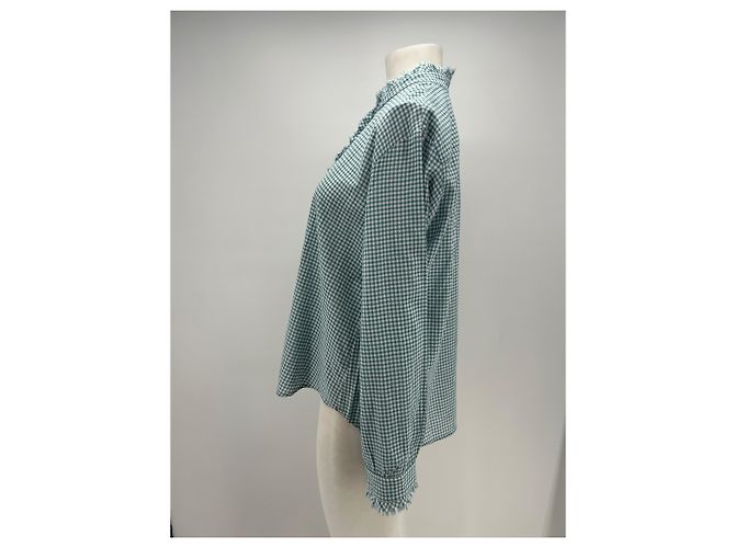 Autre Marque XIRENA Gingham Hemd Grün S - Ansicht 3