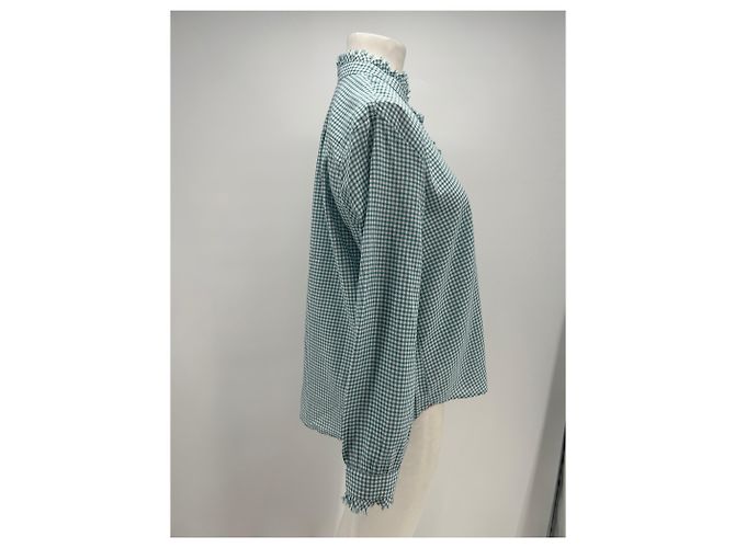 Autre Marque XIRENA Gingham Hemd Grün S - Ansicht 4
