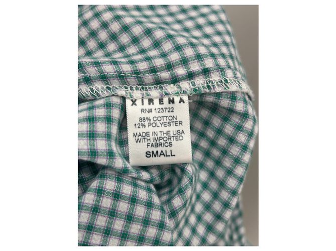Autre Marque XIRENA Gingham Hemd Grün S - Ansicht 6
