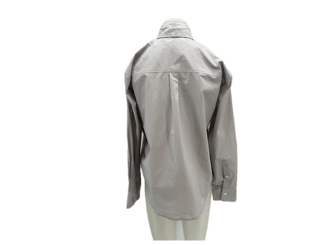 Autre Marque Camisa de algodón gris RIKA STUDIOS M - vista 2
