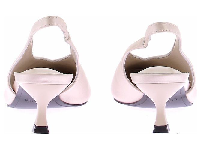 Autre Marque Slingback in raso bianco - vista 3