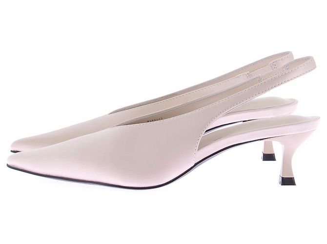 Autre Marque Slingback in raso bianco - vista 4
