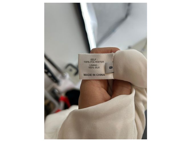Abito maxi bicolore Proenza Schouler bianco - vista 6