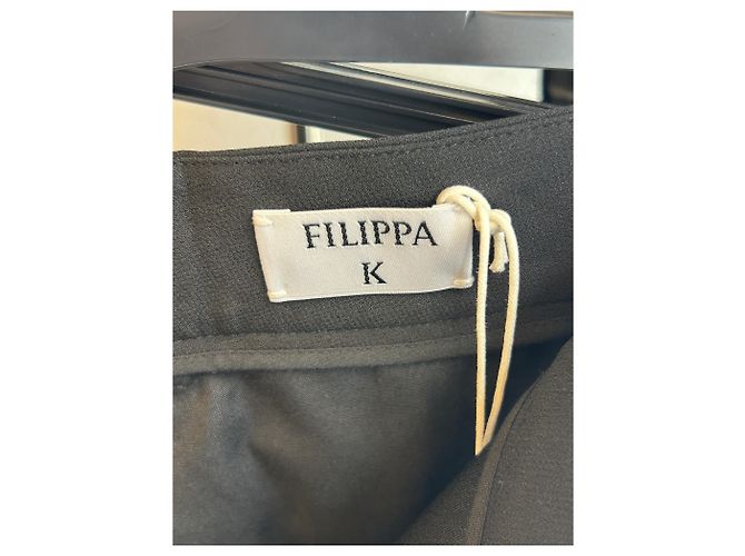 Filippa K Schwarze Weite Hose - Ansicht 3