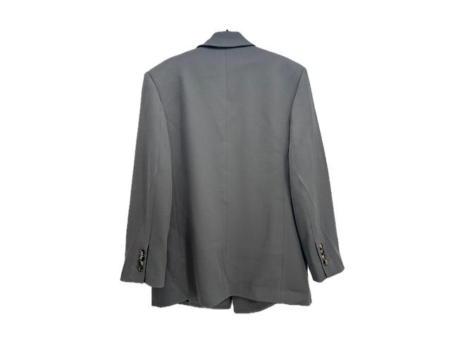 Autre Marque Blazer de lana gris - vista 2