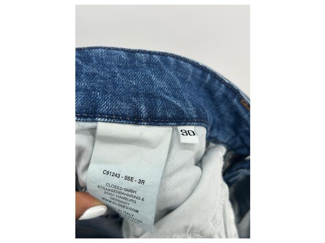 Jeans Closed Blu Navy in Cotone Taglia 30 - vista 4