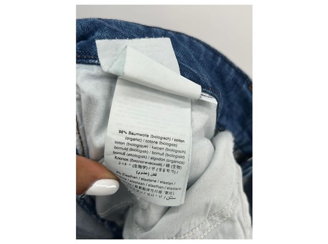 Jeans Closed Blu Navy in Cotone Taglia 30 - vista 5