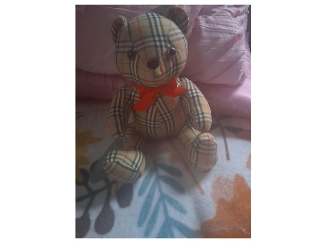 Burberry Teddy Bear Marrone Rosso Beige - vista 2