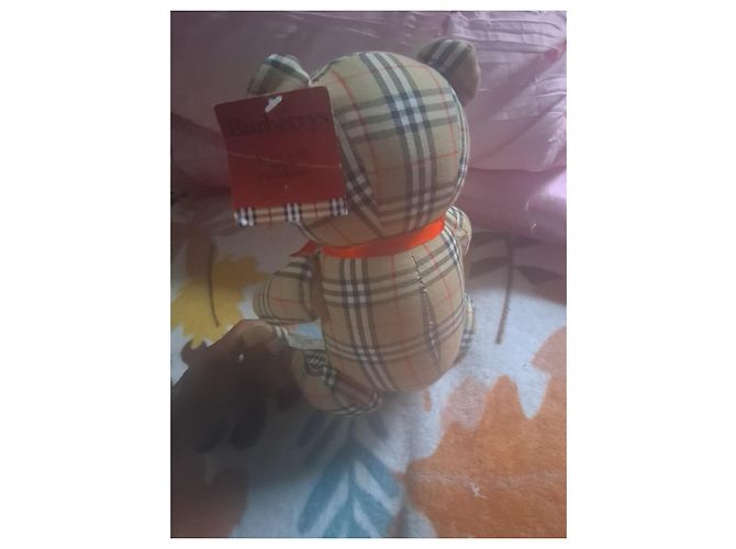 Burberry Teddy Bear Marrone Rosso Beige - vista 3