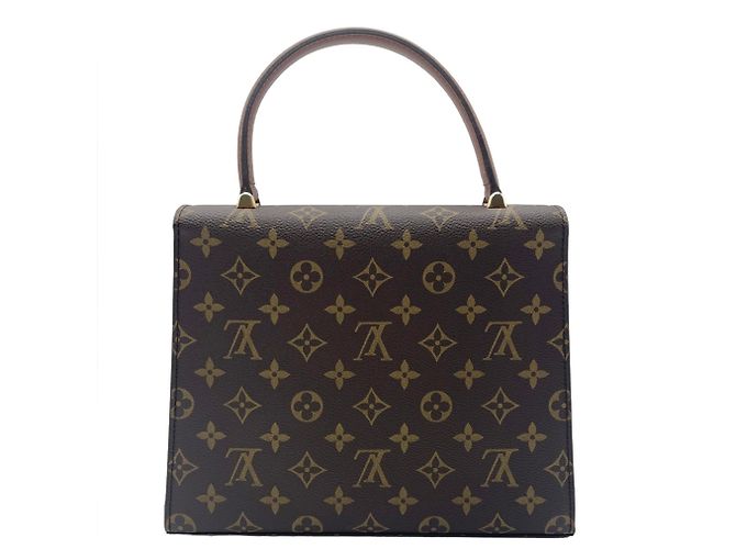Borsa Louis Vuitton Malesherbes Marrone Monogramma - vista 2