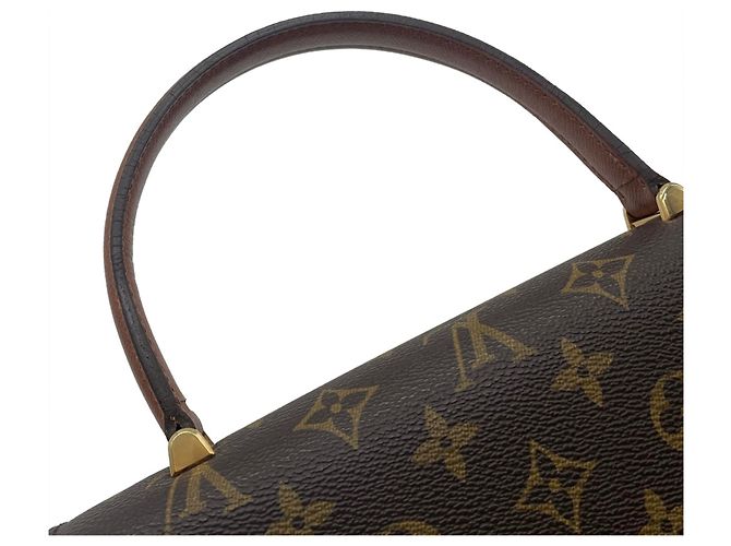 Borsa Louis Vuitton Malesherbes Marrone Monogramma - vista 6