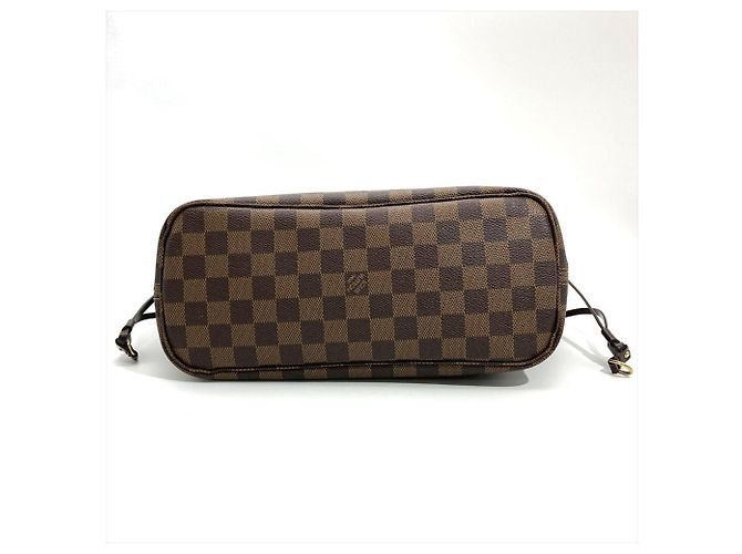 Bolso Tote Louis Vuitton Neverfull PM Castaño Fucsia Damier ebene - vista 3