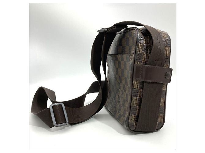 Borsa a tracolla Louis Vuitton Olaf PM Marrone Damier ebene - vista 2