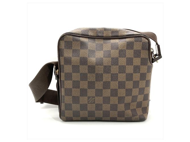 Borsa a tracolla Louis Vuitton Olaf PM Marrone Damier ebene - vista 3