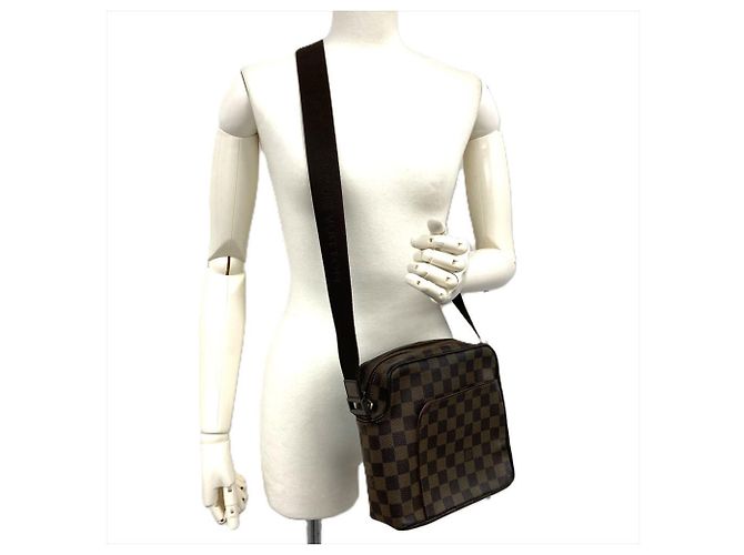 Borsa a tracolla Louis Vuitton Olaf PM Marrone Damier ebene - vista 9