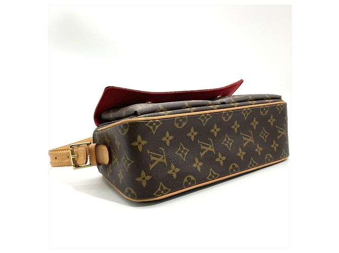 Borsa a Spalla Louis Vuitton Vivacite MM Marrone Monogramma - Ansicht 4