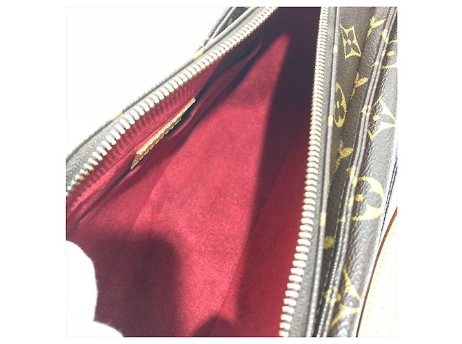 Borsa a Spalla Louis Vuitton Vivacite MM Marrone Monogramma - Ansicht 5