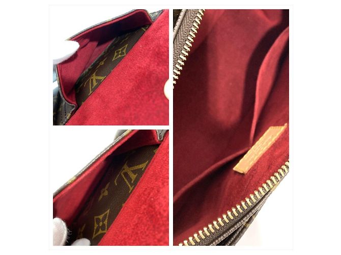 Borsa a Spalla Louis Vuitton Vivacite MM Marrone Monogramma - Ansicht 6
