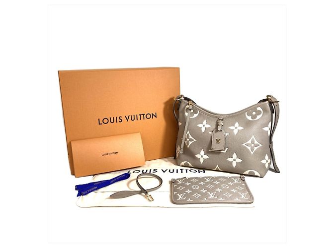 Borsa a tracolla Louis Vuitton Carryall Zip NM PM Multicolore Beige Crudo Monogramma - vista 10