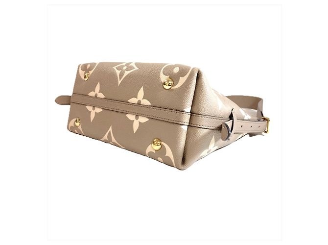 Borsa a tracolla Louis Vuitton Carryall Zip NM PM Multicolore Beige Crudo Monogramma - vista 4