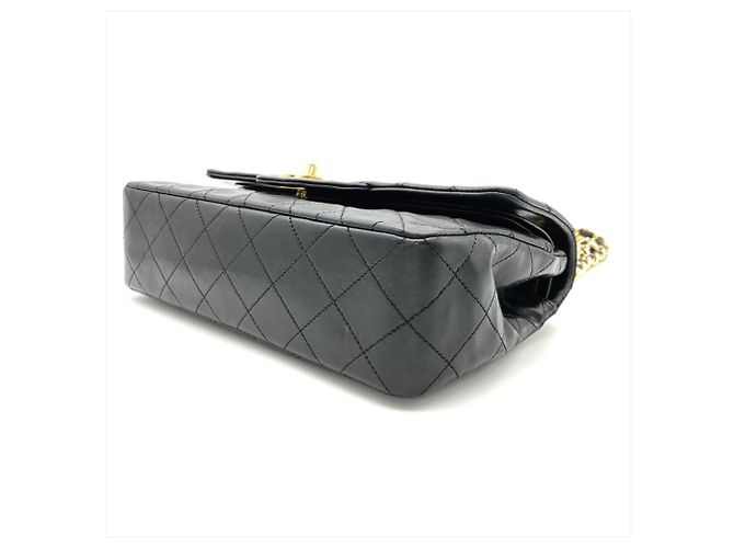 Borsa a tracolla Chanel Matelassé 23 Nero - vista 4